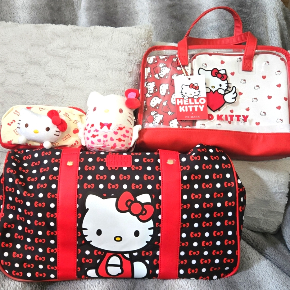 Hello Kitty Red and White Travel Bag Collection